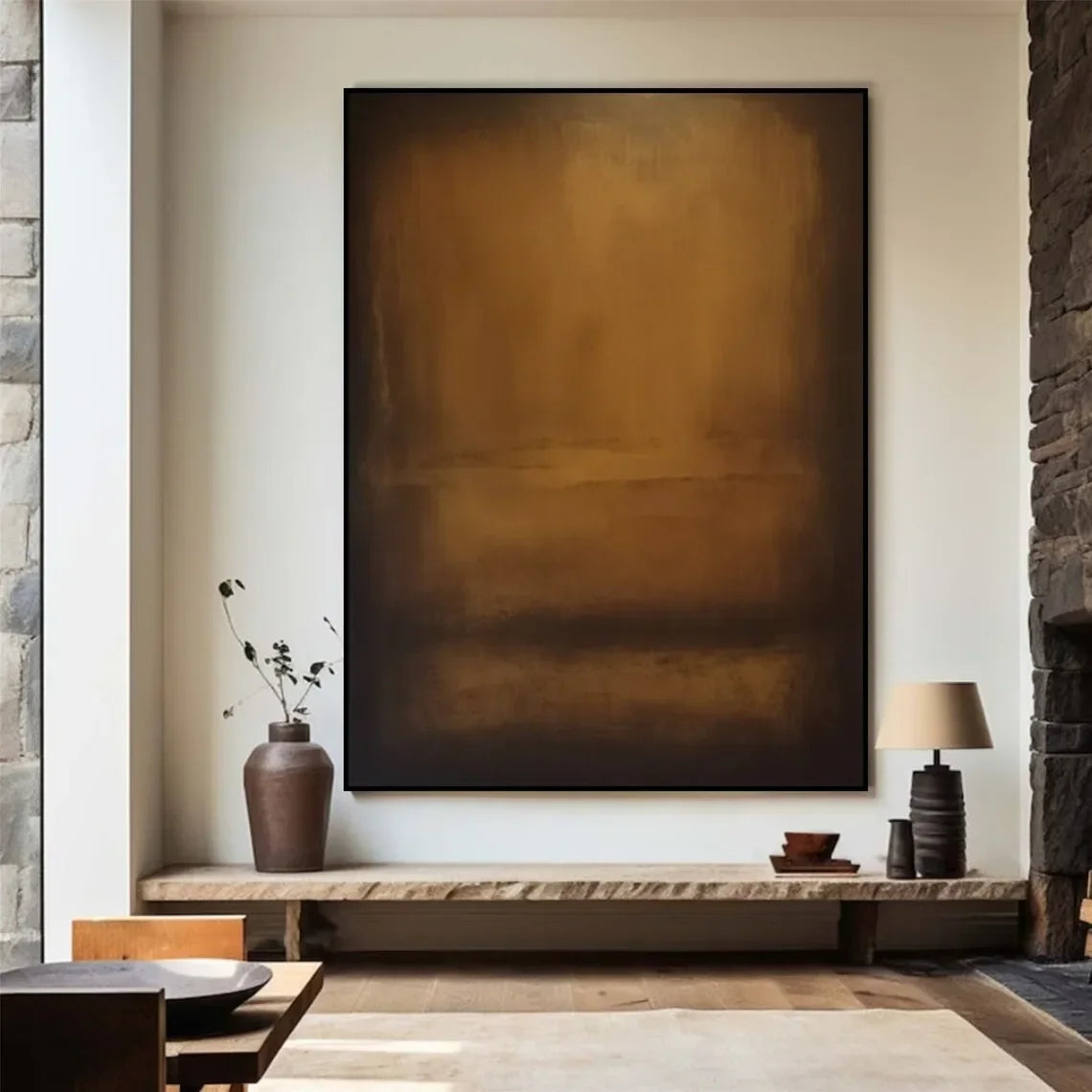 Large Beige Texture Abstract Handmade Painting Wall Art Abstract Minimalist Painting on Canvas Beige Neutral Living Room Deco