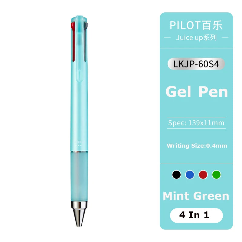 Japan Pilot JUICE UP Multifunctional Gel Pen 0.4MM 3Colors/4Colors Ballpoint Pens Back To School Office Statioinery Supplies