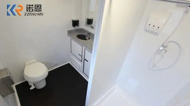 Single Station Mobile Portable Toilet Trailer Camping VIP Luxury Restroom Trailer Prefab Houses