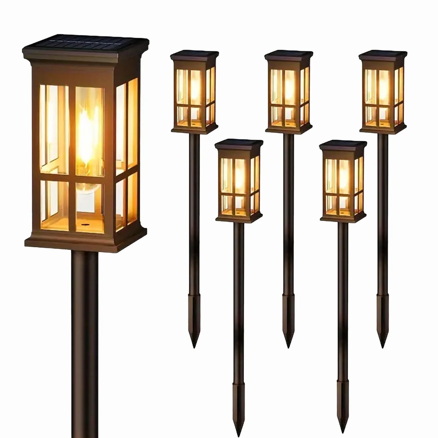 KPSTEK Solar Pathway Lights LED Outdoor Garden Lighting