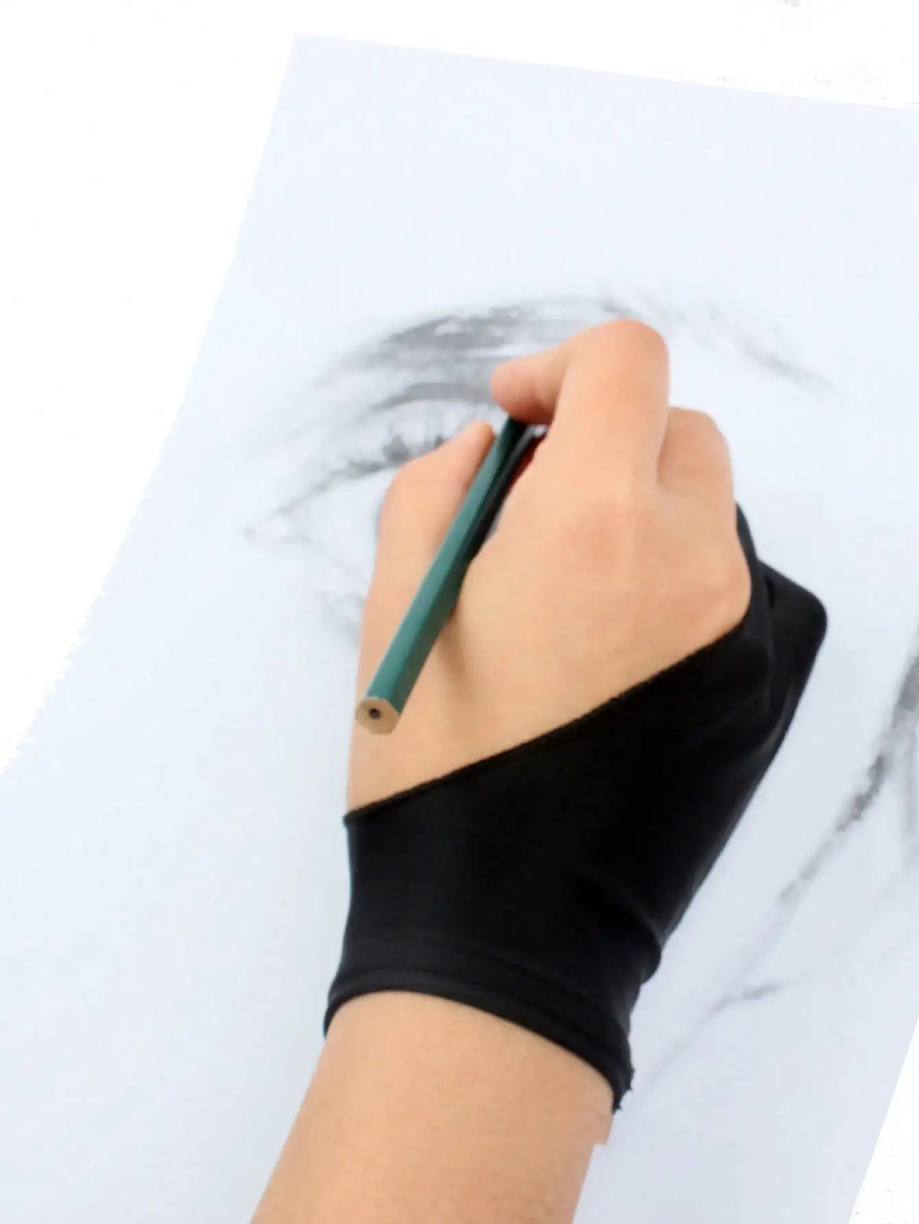 1 Painting Double Finger Anti Touch Painting Glove, Used For Drawing Left And Right Gloves Of Tablet Computers, Used For Classroom Outdoor, Party Painting Paint Without Touching Hands,Back To School,School Supplies